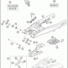 2016 85 SX CHASSIS Бугель