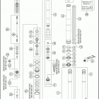 2016 TC 125 CHASSIS Передняя вилка