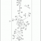2016 85 SX ENGINE Карбюратор