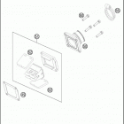 2016 85 SX ENGINE Reed valve housing