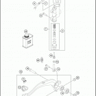 2017 TC 85 19_16 CHASSIS Тормозной цилиндр задний