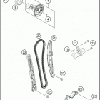 2016 450 XC-W ENGINE Газо-распределительный механизм