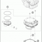 2016 FE 501S ENGINE Цилиндры