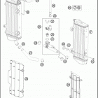 2016 200 XC-W ENGINE Система охлаждения