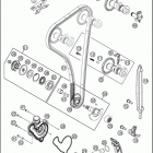 2016 250 XCF-W ENGINE Газо-распределительный механизм