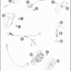 2016 TE 125 ENGINE Система зажигания