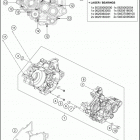 2016 150 SX ENGINE Картер двигателя