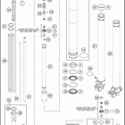2017 TC 85 19_16 CHASSIS Передняя вилка в разборе