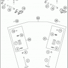 2016 450 XC-W ENGINE Клапана
