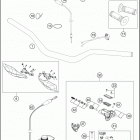 2016 TC 125 CHASSIS Руль