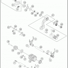 2016 FE 350S ENGINE Механизм переключения