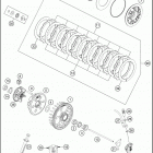 2017 FX 450 ENGINE Сцепление