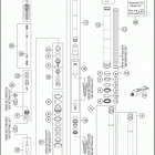2016 TC 250 CHASSIS Передняя вилка