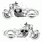 CHIEF DARK HORSE ALL OPTIONS (N20TEDAAAH/AABH/AACH/AAEH) Body, emblems  /  decals - n20tedaa all options (200417)