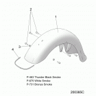 N19TCDAA - CHIEFTAIN DARK HORSE ALL OPTIONS Body, fender, front - n19tcdaa all options (200385c)