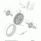 N18TCAA/TCBA - CHIEFTAIN/CHIEFTAIN LIMITED ALL OPTIONS Wheel, front - n18tcaa  /  tcba all options (200172)