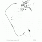 CHIEF VINTAGE DARK HORSE 111 (N21TVDAA/TVDCA) Controls, clutch lever and cable - n21tvdca all options ...