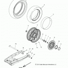 CHIEF DARK HORSE ALL OPTIONS (N20TEDAAAH/AABH/AACH/AAEH) Wheel, rear - n20tvaaa all options (49indianwheelrr14)