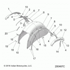 CHIEFTAIN ELITE (N20TCEBB) Body, fender, rear - n20tcebb all options (2007467c)