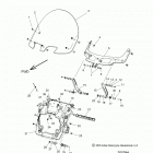 N19TCBAA/TCAAA - CHIEFTAIN/CHIEFTAIN LIMITED ALL OPTIONS Body, fairing asm, windshield mount - n19tcbaa  /  tcaaa...