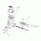 N19TRAAA - ROADMASTER ALL OPTIONS Brakes, front, lever and master cylinder - n19traaa all ...