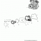 N19MTA00/MTB00 - SCOUT BOBBER ALL OPTIONS Engine, cover asm., primary and clutch - n19mta00  /  mt...