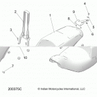 SPRINGFIELD DARK HORSE (N21TJDBB/TJDDB) Body, seat - n21tjdbb  /  n21tjddb (200375c)
