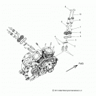 CHIEFTAIN STANDARD THUNDER BLACK (N20TCBAA) Engine, pushrod asm. - n20tcbaa all options (49indianpus...