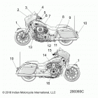 N19TCBAA/TCAAA - CHIEFTAIN/CHIEFTAIN LIMITED ALL OPTIONS Body, emblems  /  decals - n19tcbaa  /  tcaaa all option...