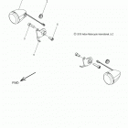 CHIEF DARK HORSE ALL OPTIONS (N20TEDAAAH/AABH/AACH/AAEH) Electrical, turn signals, front - n20tedaa all options (...