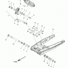 N19TRAAA - ROADMASTER ALL OPTIONS Suspension, rear asm., swing arm and shock - n19traaa al...