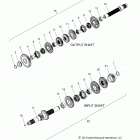 CHIEF DARK HORSE ALL OPTIONS (N20TEDAAAH/AABH/AACH/AAEH) Drive train, input  /  output shaft asm. - n20tedaa all ...