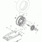 N19TRAAA - ROADMASTER ALL OPTIONS Wheel, rear - n19traaa all options (49indianwheelrr14tou...