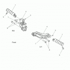 N19MTA00/MTB00 - SCOUT BOBBER ALL OPTIONS Chassis, footpegs - n19mta00  /  mtb00 all options (2002...