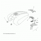 N19MTA00/MTB00 - SCOUT BOBBER ALL OPTIONS Fuel system, fuel tank mounting - n19mta00  /  msb00 all...