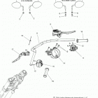 N18MSA11/MSB11/N182SA11 - SCOUT SIXTY ALL OPTIONS Steering, handlebar assembly - n18msa11  /  msb11 all op...