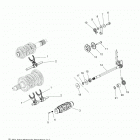 N19MTA00/MTB00 - SCOUT BOBBER ALL OPTIONS Drive train, shift forks, ratchet and drum - n19mta00  /...