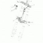 CHIEFTAIN STANDARD THUNDER BLACK (N20TCBAA) Steering, upper and lower clamps - n20tcbaa all options ...