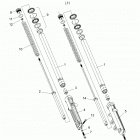 SCOUT BOBBER SIXTY ALL OPTIONS (N20MTA11/MTB11) Suspension, front forks - n20mta00  /  mtb00  /  mtg00  ...