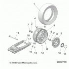 N19TCBAA/TCAAA - CHIEFTAIN/CHIEFTAIN LIMITED ALL OPTIONS Wheel, rear - n19tcbaa  /  tcaaa all options (200473c)