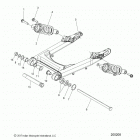 N18MSA00/MSB00/N182SA00 - SCOUT 1200 ALL OPTIONS Suspension, rear asm., swing arm and shocks - n18msa00  ...