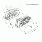 N17TCAAA/TRAAA - CHIEFTAIN/ROADMASTER ALL OPTIONS Engine, crankcase - n17tcaaa  /  traaa all options (49in...