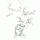 N18TCAA/TCBA - CHIEFTAIN/CHIEFTAIN LIMITED ALL OPTIONS Body, fairing asm, windshield mount - n18tcaa  /  tcba a...