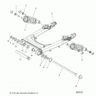 N18MSA11/MSB11/N182SA11 - SCOUT SIXTY ALL OPTIONS Suspension, rear asm., swing arm and shocks - n18msa11  ...