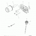 N17TCAAA/TRAAA - CHIEFTAIN/ROADMASTER ALL OPTIONS Engine, oil filter  /  adapter, and dipstick - n17tcaaa ...