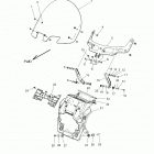 N17TCAAA/TRAAA - CHIEFTAIN/ROADMASTER ALL OPTIONS Body, fairing asm, windshield mount - n17tcaaa  /  traaa...