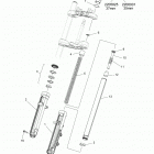 N16MSA00/MSB00 - SCOUT ALL OPTIONS Suspension, front forks - n16msa00  /  msb00 all options...