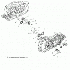 N15TCAAA/TRAAA - CHIEFTAIN/ROADMASTER ALL OPTIONS Engine, crankcase bearings - n15tcaaa  /  traaa all opti...
