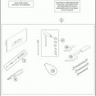 2017 1290 SUPER DUKE R WHITE CHASSIS Sepera te enclosure
