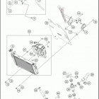 2018 RC 390 ENGINE Система охлаждения